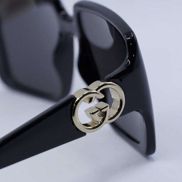 Exclusive Sale! Gucci GG1692S 001 Sunglasses - Black Frame, Grey Lenses main image 5